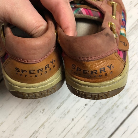 Sperry Top-Sider Pink Leather Boat Shoes - Picture 5 of 9